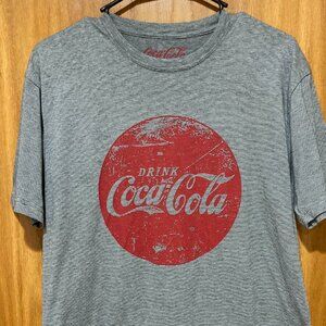 Vintage Grey Coca Cola Men's shirt